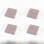 10Pcs,10W Ceramic Cement Resistor 5% In A Pack 0.1R 0.22 0.33 0.5 Ohm 6.8K 0.25R 0.5R 3R 12R 100R 1K 10K Non-inductive Resistors