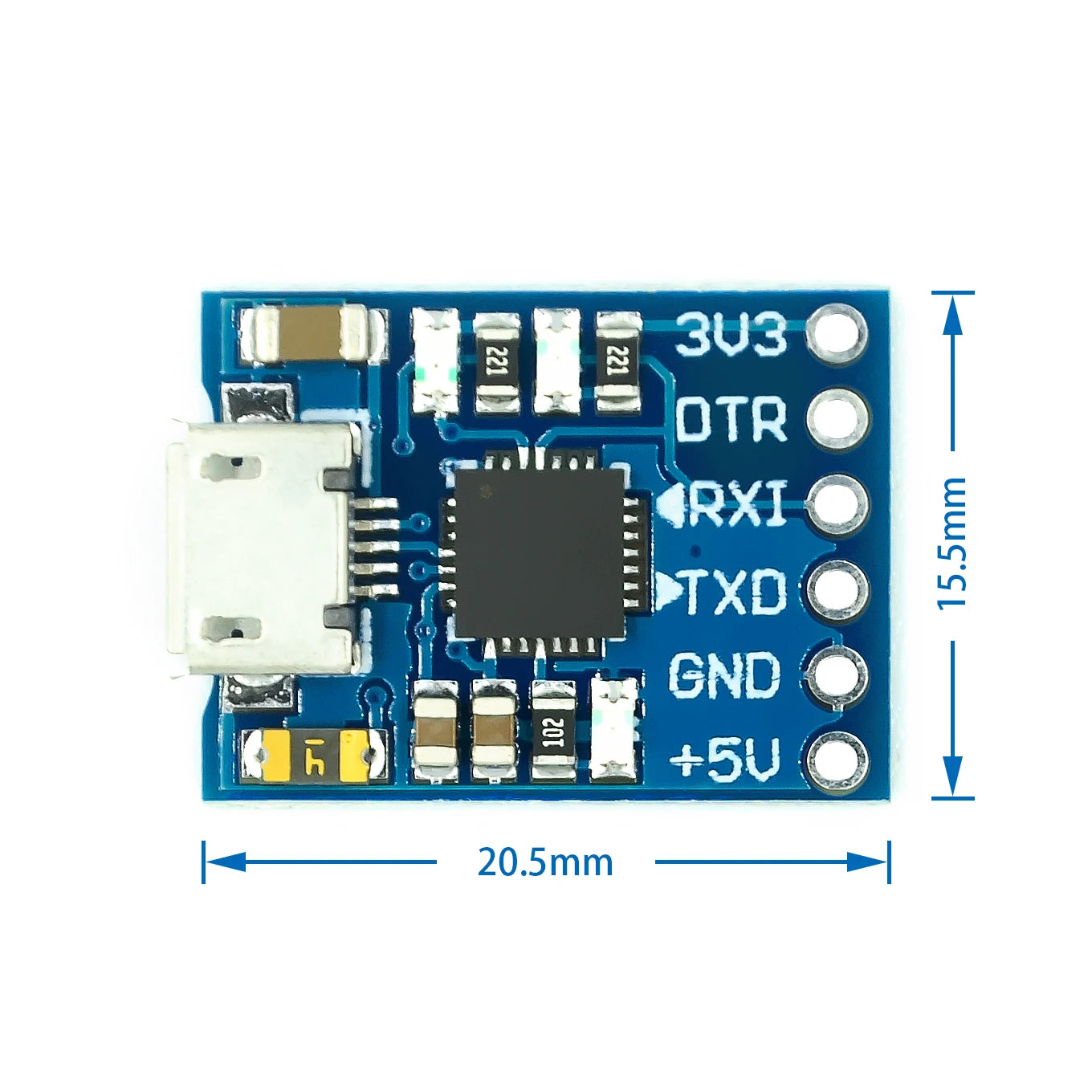 MCU2012 CP2102 MICRO USB to UART TTL Module 6Pin Serial Converter UART STC Replace FT232