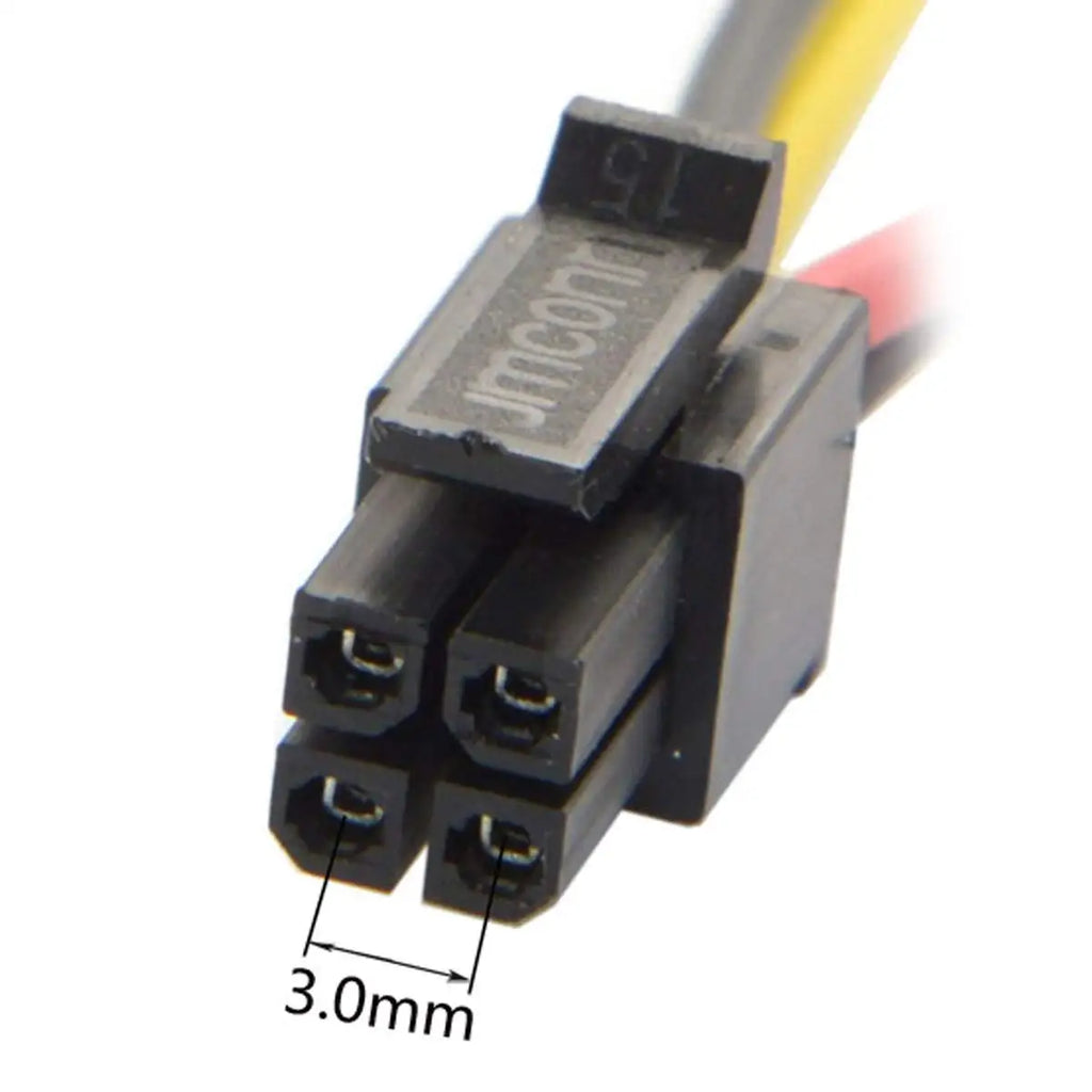 1PCS/5PCS/10PCS ATX Molex Micro Fit Pitch 3.0mm 4Pin Male to Open Wire Power Adapter Cable 20cm 20AWG UL1007
