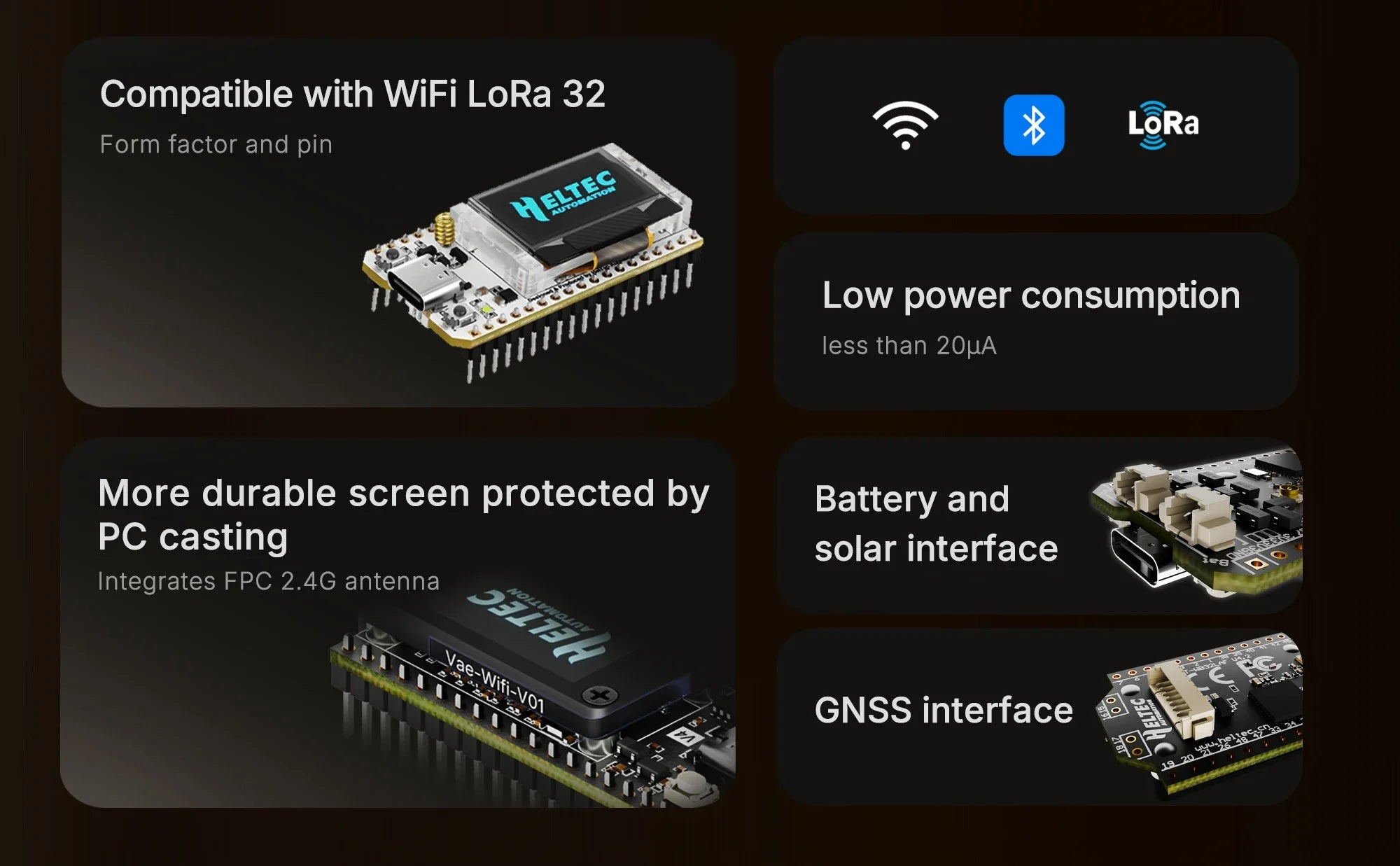 Meshtastic Heltec Wifi LoRa 32 V4 Dev-Board with 0.96inch OLED ESP32 SX1262 GPS Solar Powered Low Power WiFi BLE for Arduino IoT