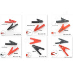red+black 20/50A PVC Alligator Crocodile Clip Clamp Socket Plug Handle Test Cable Probe 4mm Banana Plug Electric Battery