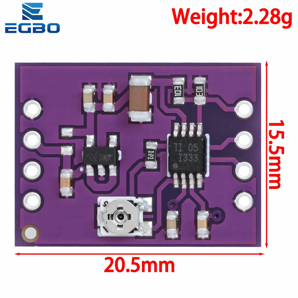 1~2PCS INA333 Human Micro Signal Multifunctional Three Op Amp Precision Instrumentation Amplifier Module