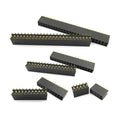 10Pcs 2.54mm Straight Dual 2X2/3/4/5/6/7/8/9/10/11/12/18/20/24/25/30/40P PH8.5mm Double Row Gold Rohs PCB Female Header Socket