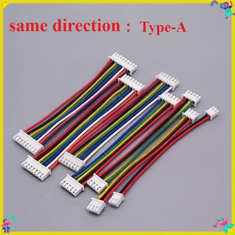 10Pcs JST SH Series 1.0mm Pitch Female Socket Terminal Plug Wire Connectors Set 2-12 Pin Options for Electronic Cables 28AWG