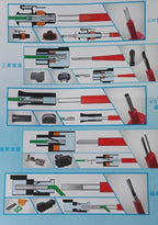 23Pcs Universal Automotive Terminal Release Removal Remover Tool Kit Car Electrical Wiring Crimp Connector Pin Extractor Kit