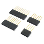 10pcs 2.54mm Pitch PC104 4P 6P 8P 10P 4 6 8 10 Pin Long Single Row Straight Female Header Socket Connector For Arduino