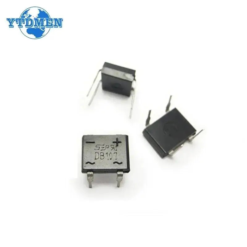 LAUBEI 10/20/50PCS DB107 Diode Bridge 1A 1000V DIP4 Single Phases Diode Rectifier Bridges Electronica Componentes