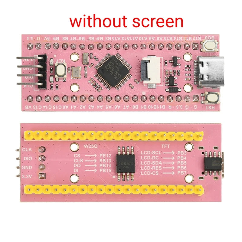 STM32F103C8T6 Development Board 0.96-inch LCD TFT Screen STM32  ARM Microcontroller Module Type C Interface
