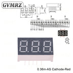 0.36inch Digital tube Common AnodeCathode Red 1 2 3 4 Bit digital Tube LED Display 7 segment