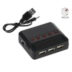 3.7V Lipo  4 in 1 / 5 in 1USB Charger for E010 H31  X4 Syma X5SW X5C X5HW