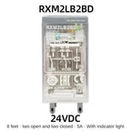 Schneider Electric Intermediate Relay RXM2LB2BD JD RXM4LB2P7 F7 RXM4LB2BD 24V 230V RXZE1M2C RXZE1M4C 8 Feet 14 Feet Base