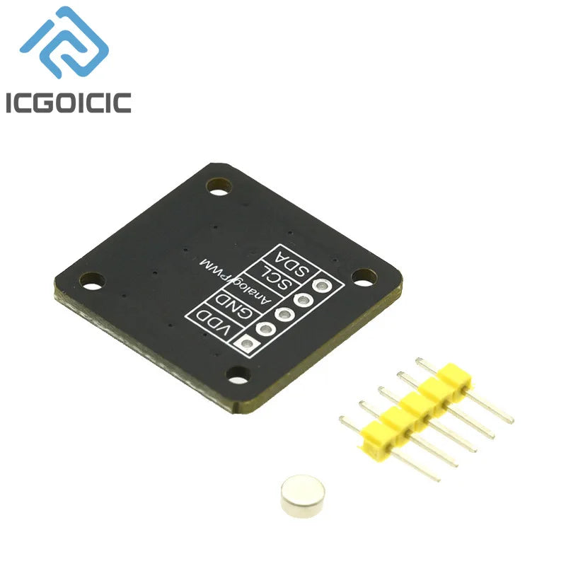 MT6701 Magnetic Encoder Magnetic Induction Angle Measurement Sensor Module 14bit High Precision Replacement AS5600