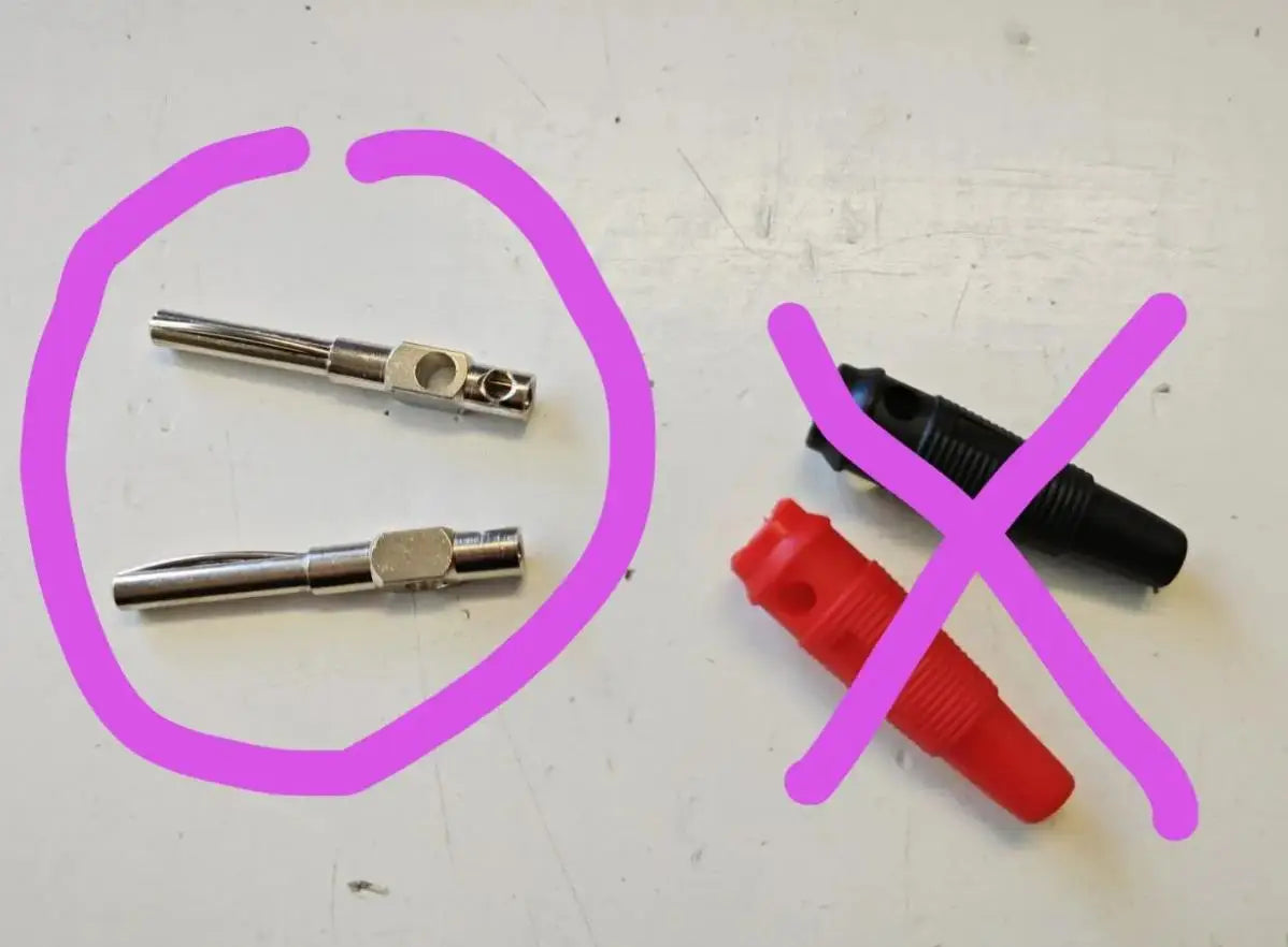 20Pcs 4mm Male Brass Side Stackable Screw Type Banana Plug Test Probe Connector High Current Insulated Shrouded