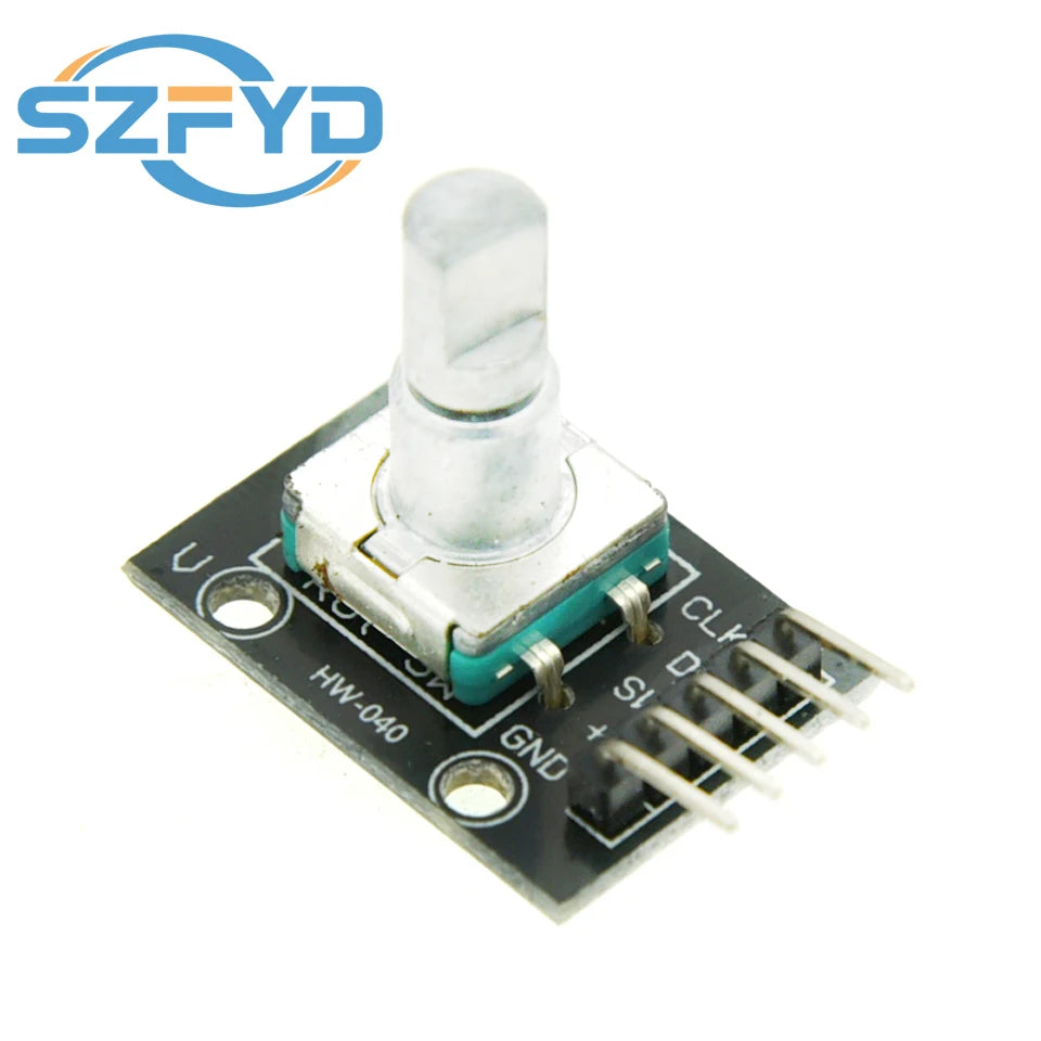 1-10PCS 360 Degree Rotary Encoder Module KY-040 Brick Sensor Development Board with Knob Cap Potentiometer KIT DIY for Arduino