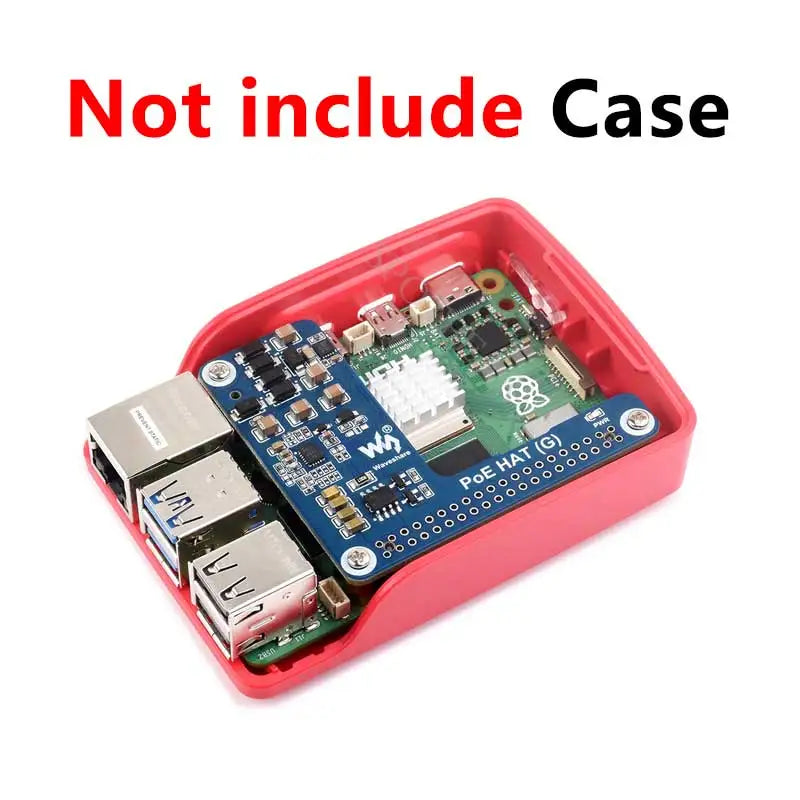 Raspberry Pi5 PoE MINI HAT G Power over RJ45 Ethernet 802.3af/at Moudle for Pi 5