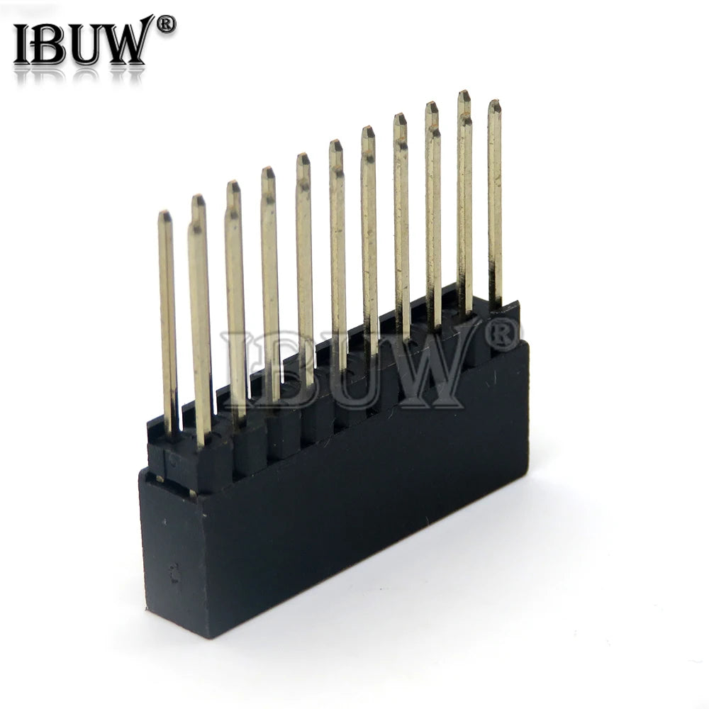 2.54mm 2x10P/16P/20P/25P/32P/40 Pin Female Stacking Header Connector Dual Row 2x20P PC104 For Raspberry Pi 2