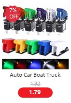 New 20A 12V LED toggle switch Illuminated Toggle Switch Control ON/OFF + Aircraft Missile Style Flip Up Cover XW