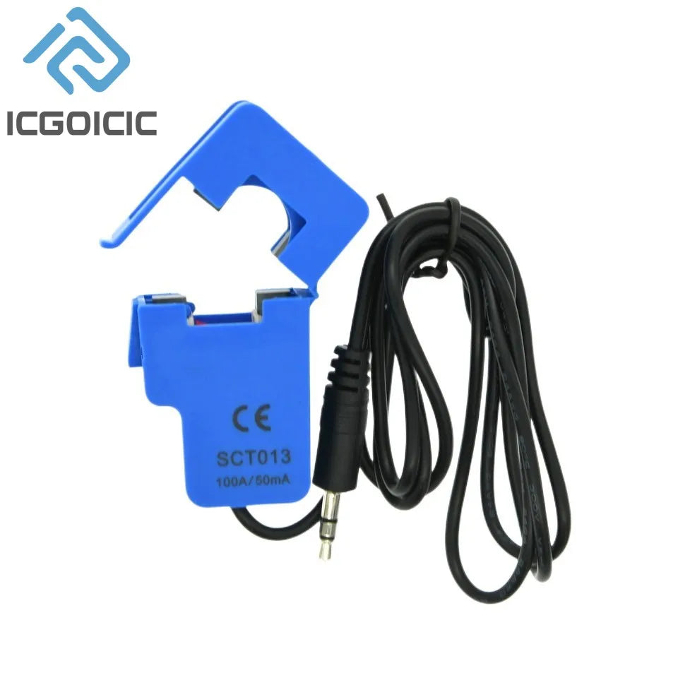 SCT-013-000 30A 50A 100A  Open-Close Current Transformer SCT013 Non-invasive AC Current Sensor Split Core Current Transformer