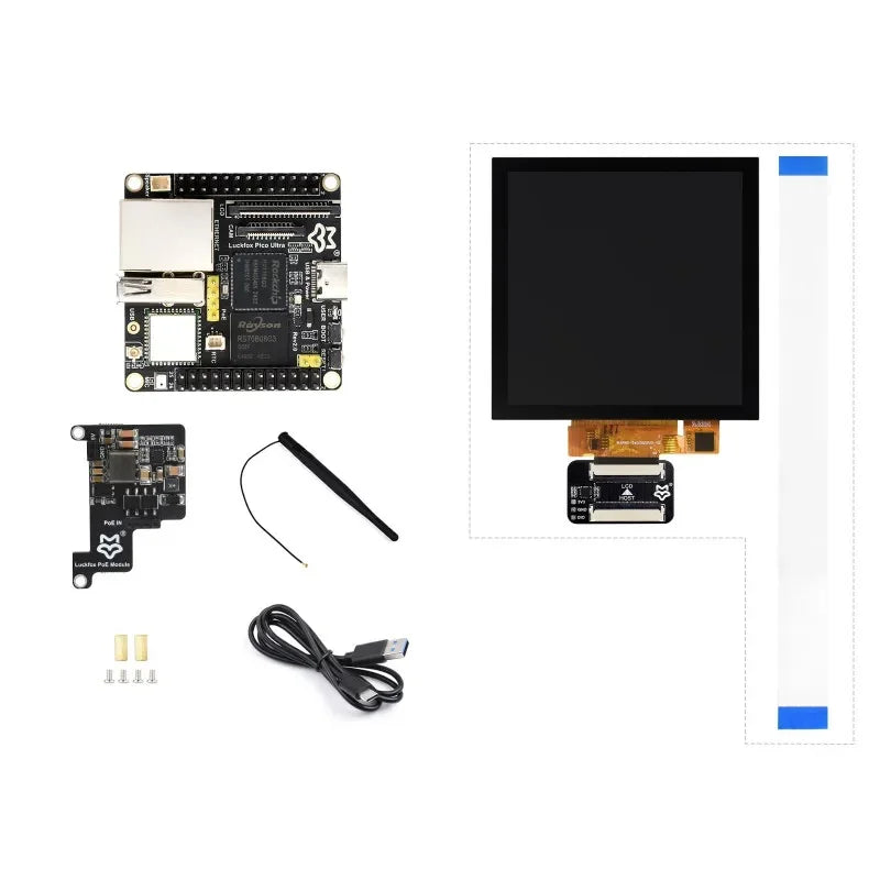 VoltSLuckfox Pico Ultra RV1106 Linux Micro Development Board, Integrates ARM Cortex-A7/RISC-V MCU/NPU/ISP Processors