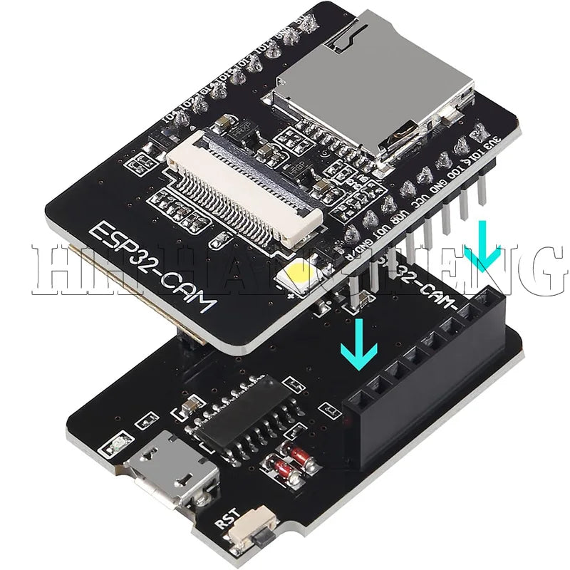 10-1PCS ESP32-CAM ESP32-CAM-MB MICRO USB ESP32 Serial to WiFi ESP32 CAM Development Board CH340 5V Bluetooth+OV3660 Camera