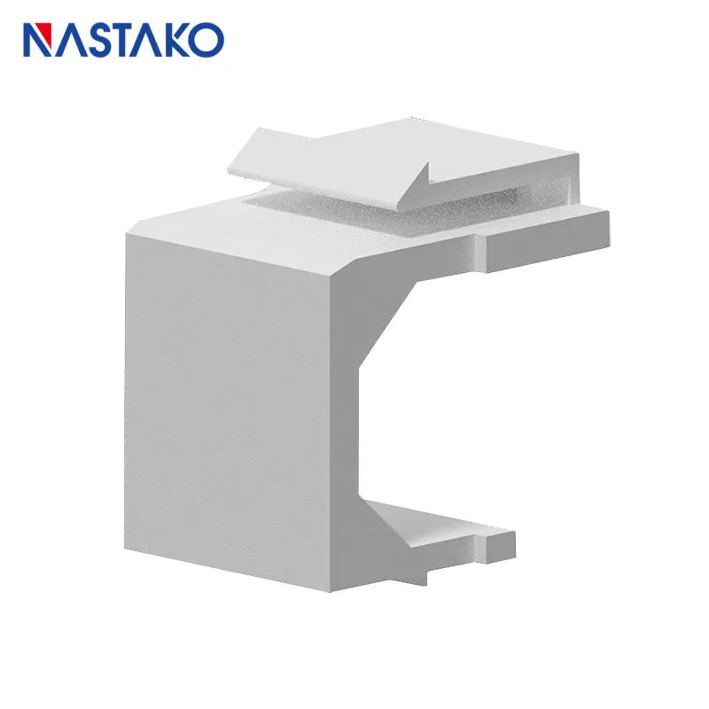 RJ45 Keystone Jack Filling Module RJ45 Coupler Baffler Snap-in Keystone Frame Blind Plate For Modular Blank Patch Panel