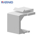 RJ45 Keystone Jack Filling Module RJ45 Coupler Baffler Snap-in Keystone Frame Blind Plate For Modular Blank Patch Panel
