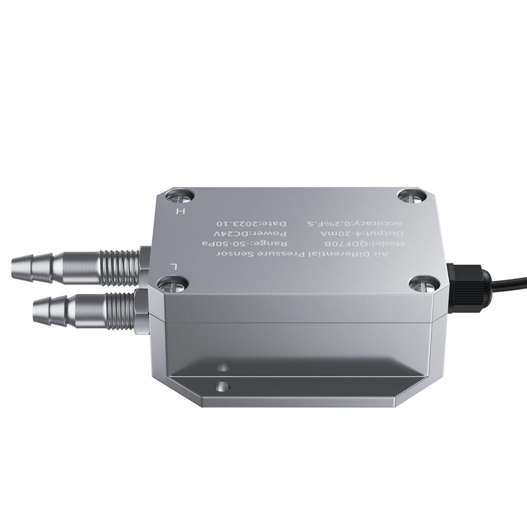 Wind Pressure Sensor Transmitter 50pa 10kpa 1Kpa 100pa Wind Air Differential Pressure Transmitter 4-20mA 0-10V RS485
