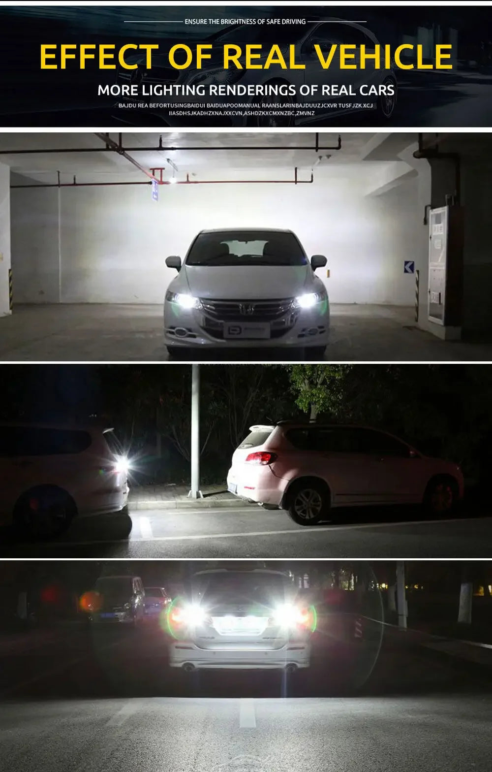 2/6pcs T15 Reverse Light W16W Led Super Bright 10W Canbus Backup Light Car Park Light White Red 12V