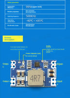 1PCS DC-DC 3A 5A Adjustable Step-down Power Module Board Voltage Stabilizing Aircraft Model MP1584EN 24V 12V 9V To 5V