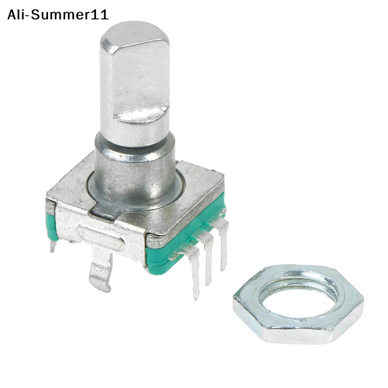 【Yb1】【Av1】【HMA73】1Pc 2026 New EC11 Thin Rotary Encoder with Switch 30 Positioning 15 Pulse 15mm Half-axis