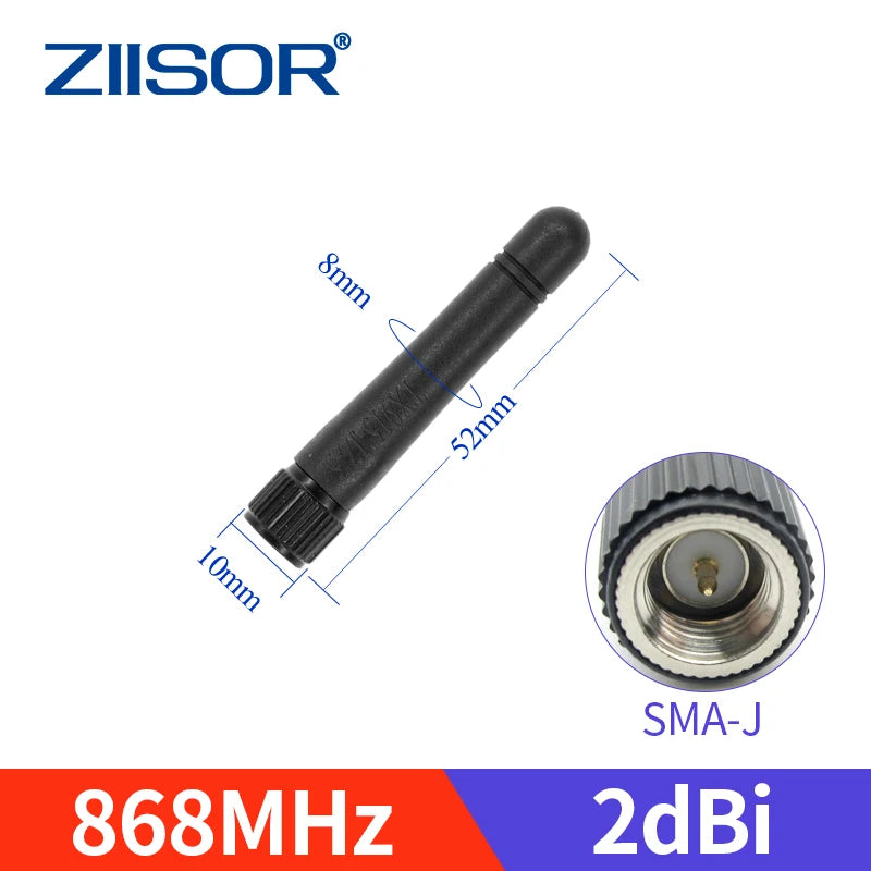 2pcs LoRa 868 MHz Antenna Omni 868M Lorawan Antennas for Communication Antennae SMA Male Foldable Mini Aerial High Gain 3.5dBi