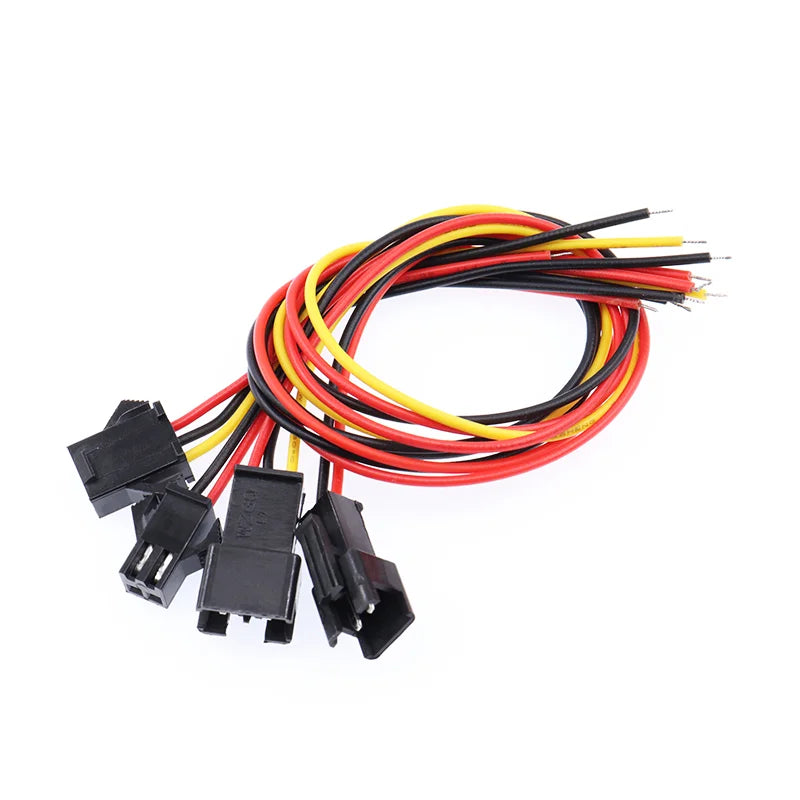 10Pcs SM2.54 SM 2.54mm Pitch 2P 3P 4P 5P 6P 8P 10P Male Female Plug Jack JST Wire Connector 26AWG Battery Charge Cable Adapter