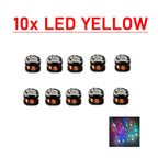 70mm USB Wireless Power Supply Transmitter Coil Charging Module + 10pcs Wireless Led Receiver Lamp Lighting Light Toy Mode