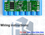 1~5PCS BMS 7S 24V 10A 15A 20A 30A Li-ion 18650 Battery Charge Board With Balance Function Short Circuit / Temperature Protection