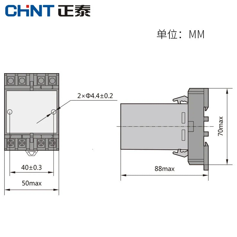 CHINT Liquid Level Relay JYB-714/714B/714C AC220/380V Water Level Controller with PUMP/DRAIN/RUN LED Panel and DIN Rail Mount