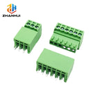 10/5Pairs 2EDG 2.54mm Pitch PCB Screw Terminal Block - Straight/Right Angle Pin Header Male Female Plug Socket Connector