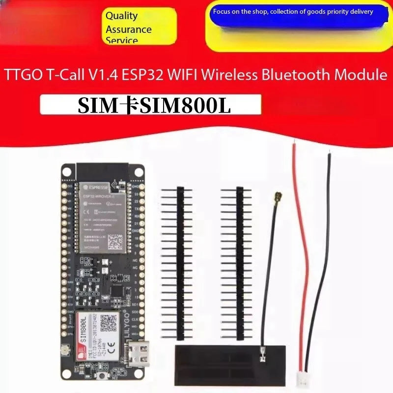 1PCS TTGO T-Call V1.4 ESP32 WIFI Wireless Bluetooth Module SIM Card SIM800L replaces SIM800H