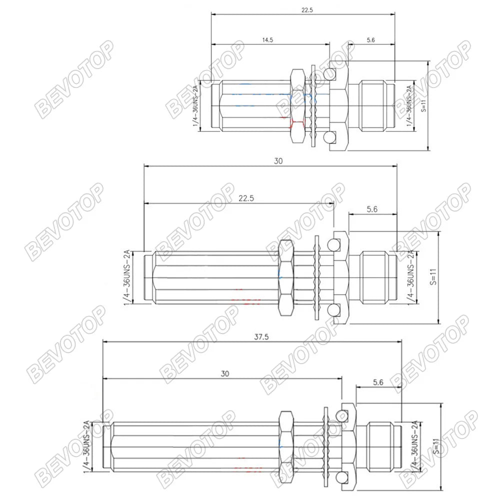 2 PCS/lot SMA / RP-SMA Female to Female jack For Raido Antenna SMA to SMA RF Coaxial Adapter Connector High Quality