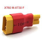 XT30 XT60 XT90 T Plug Deans Female To Male TRX Connectors Plug RC Lipo Battery Control Parts DIY XT60 TO T PLUG