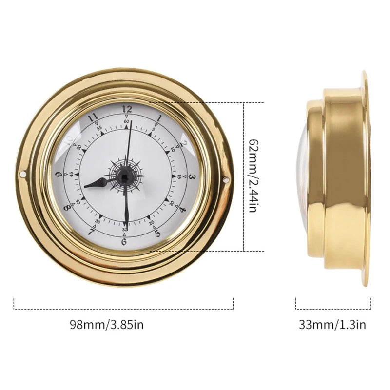 Wall Mounted Weather Station, Temperature Humidity Measurement Barometer Thermometer Hygrometer for Tide Clock Home Cloc