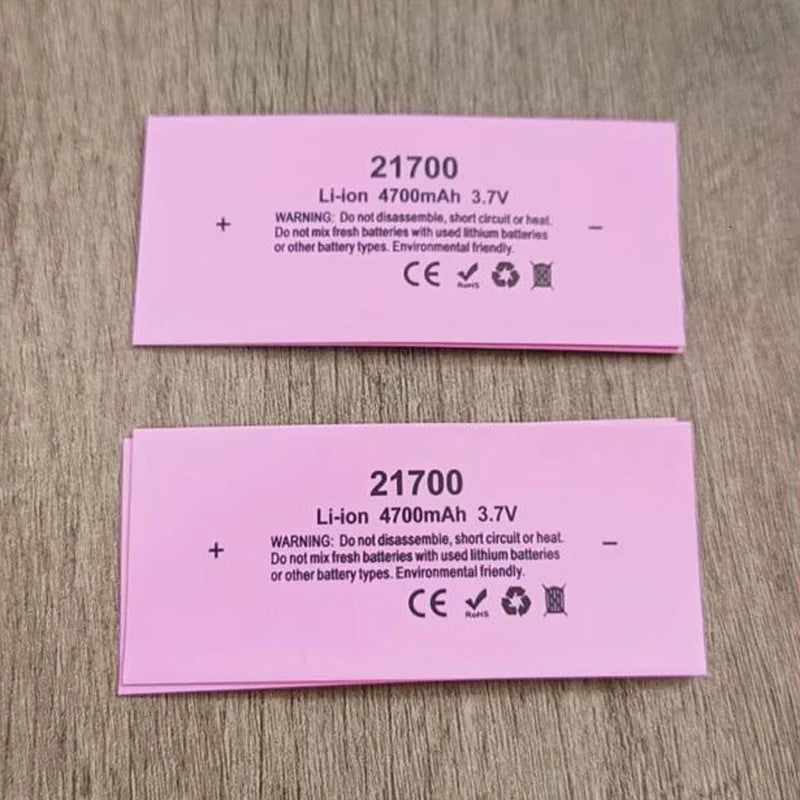 21700 Battery Plastic Shrink Skin Packaging Film PVC Shrink Sleeve Packaging Insulation Film for Lithium Battery