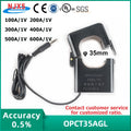 NJXSE OPCT35AGL Clamp Current Transformer 100A 200A 300A 400A 500A 600A / 1V 333mV 40mA 50mA Split Core CT with 3.5mm Jack