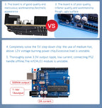 Compatible with Arduino Uno R3 Development Board ATmega328P Microcontroller Module Main Control Board Multicolor USB-B Cable
