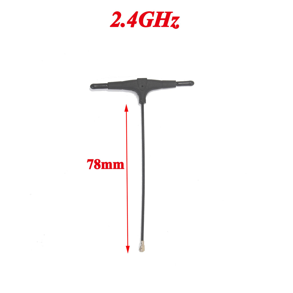 915MHz 2.4G T-type ELRS Antenna 78/120/220mm  IPEX 1 IPEX1 for FPV Drone TBS CROSSFIRE FRSKY R9mm R9MX ELRS Nano EP1 RX Receiver