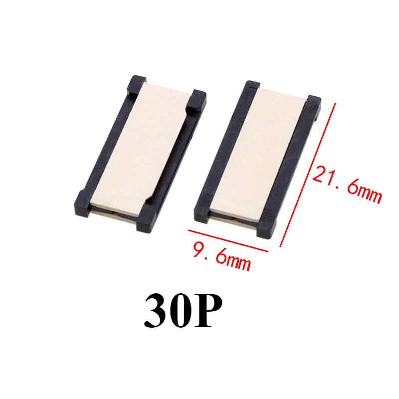 5/10/50Pcs/lot FPC FFC Flexible Flat Cable Extension Board 0.5 mm Pitch 6 20 24 30 40 50 60 Pin 6P 24P 30P 40P 50P 60P Connector