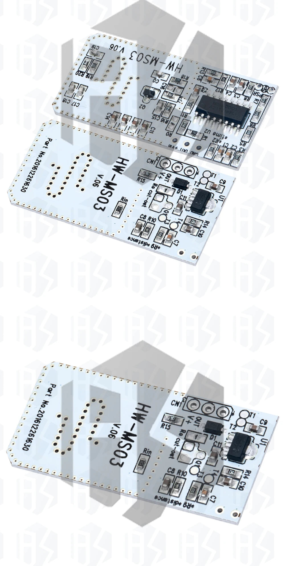HW-MS03 2.4-5.8GHz Microwave Doppler Radar Motion Sensor - High-Precision Presence Detection Module for Arduino