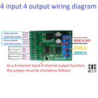 5PCS 3 in 1 8ch Input/Output Digital Switch TTL LvTTL CMOS RS485 IO Control Module Modbus Rtu Board For PLC Relay
