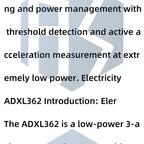 ADXL345 Alternative GY-346 Sensor Module - ADXL362/ADXL346 I2C/SPI Interface for Arduino Compatible