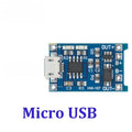 TP4056 +Protection Dual Functions 5V 1A Micro USB 18650 Lithium Battery Charging Board Charger Module