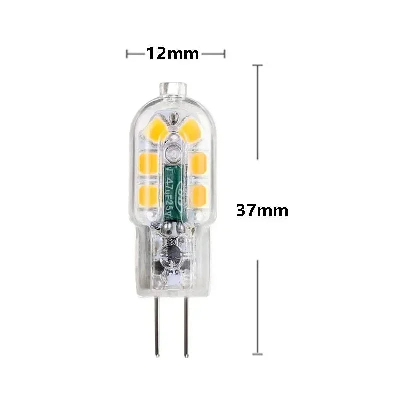 10 Pack G4 12V Led Light Bulb LED Lamp 12LED Replace 30W T3 JC Halogen Bulbs Warm White 3000K Natural White 4000K 6000K